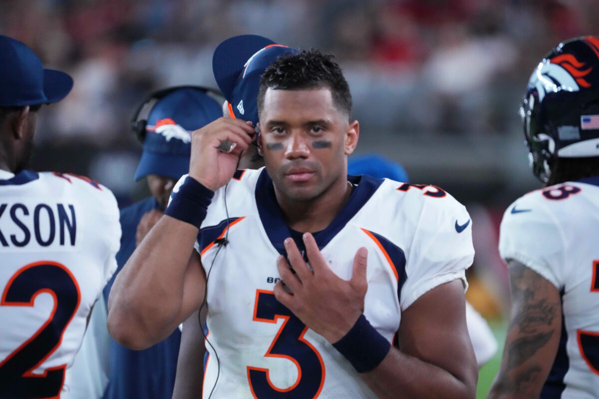 WATCH: Former Wisconsin QB Russell Wilson has strong 2023 debut
