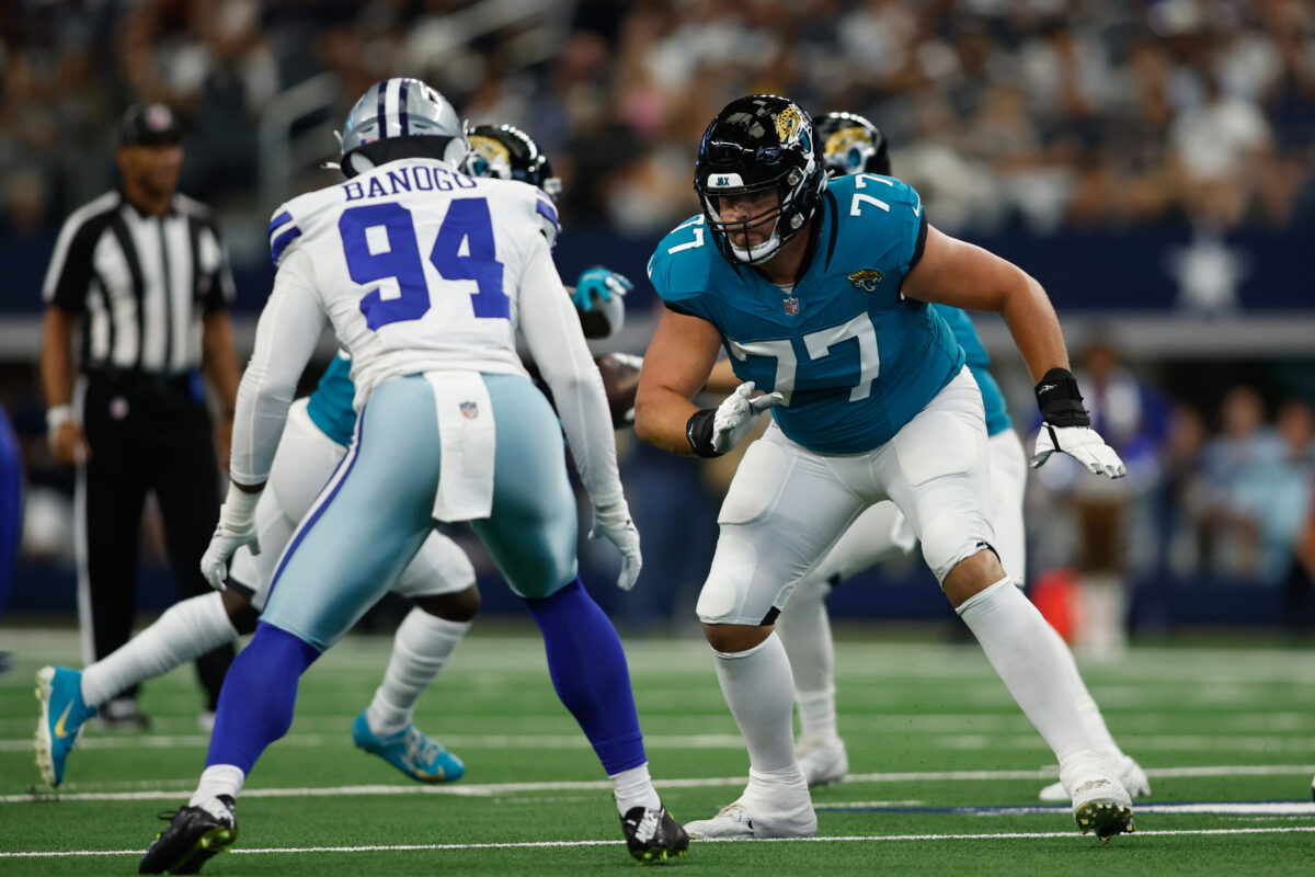 Jaguars release OT Josh Wells with injury settlement