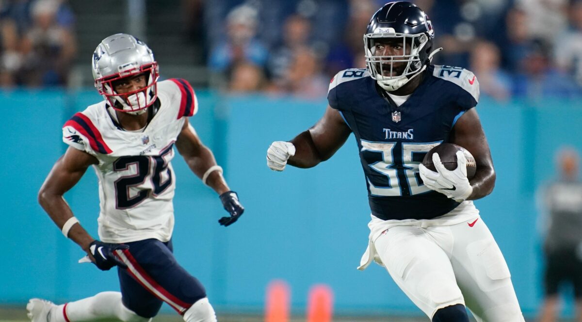 Titans signing RB Jacques Patrick to practice squad