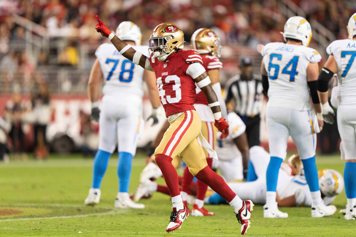 Cardinals add defensive back off 49ers practice squad