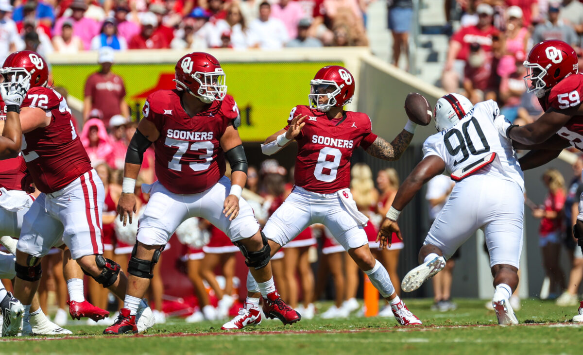 Oklahoma Sooners offensive line looking to regain dominant form