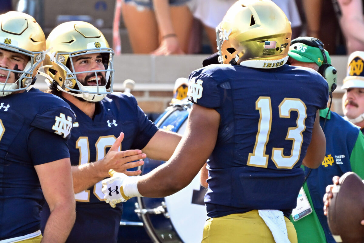Watch: Notre Dame football drops their hype video for road game vs. NC State