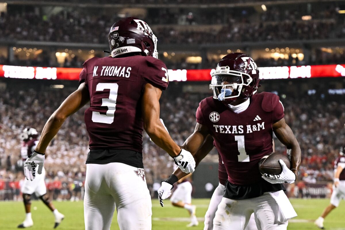 Report: Texas A&M WR Noah Thomas tragically lost his older brother, Josh, earlier this week