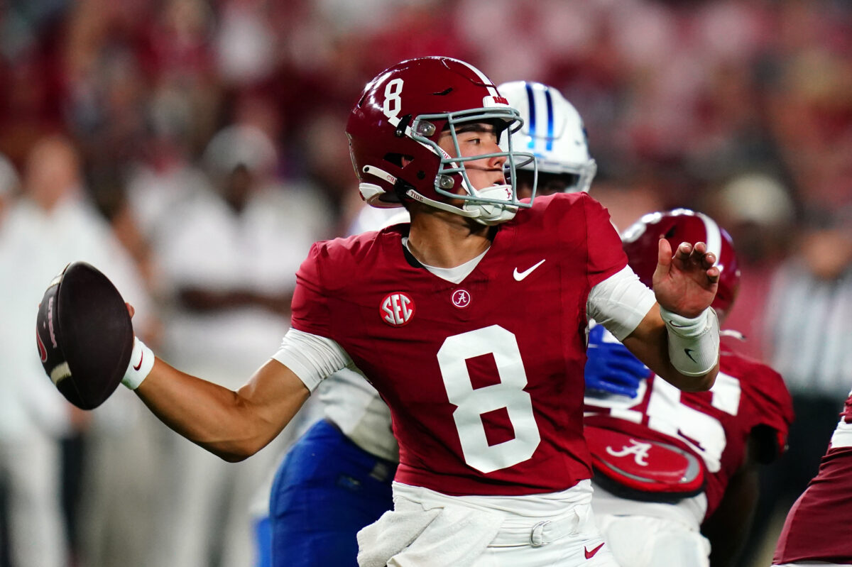 Social media reaction as Tyler Buchner and Tommy Rees have awful day for Alabama