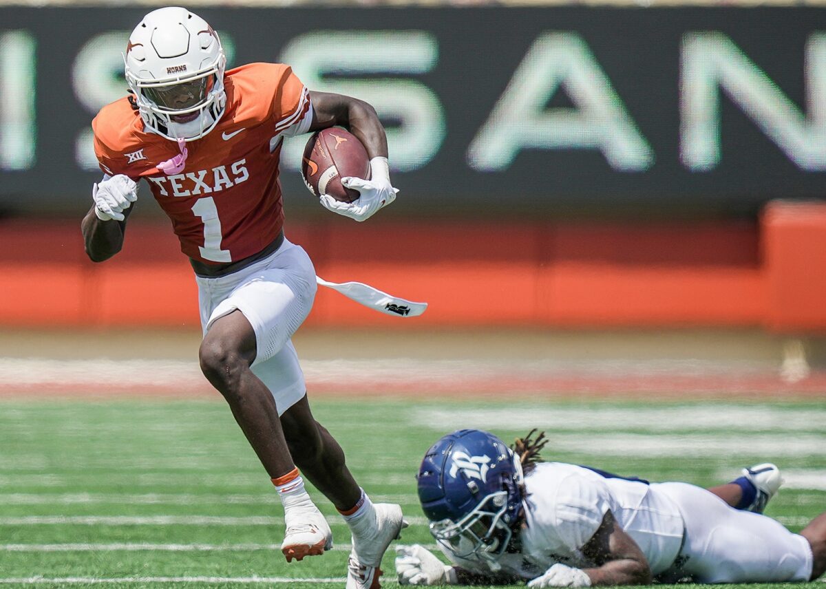 Texans go with Texas WR Xavier Worthy in Draft Wire 2-round mock