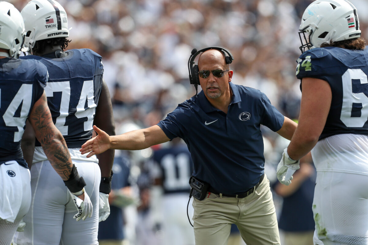 James Franklin responds to strength of schedule criticism following win over Delaware