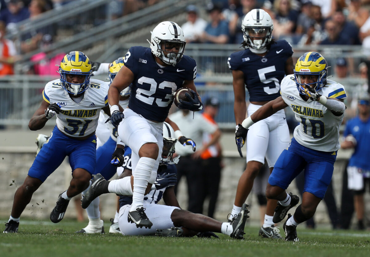 Penn State running back throws much-needed touchdown vs. Illinois
