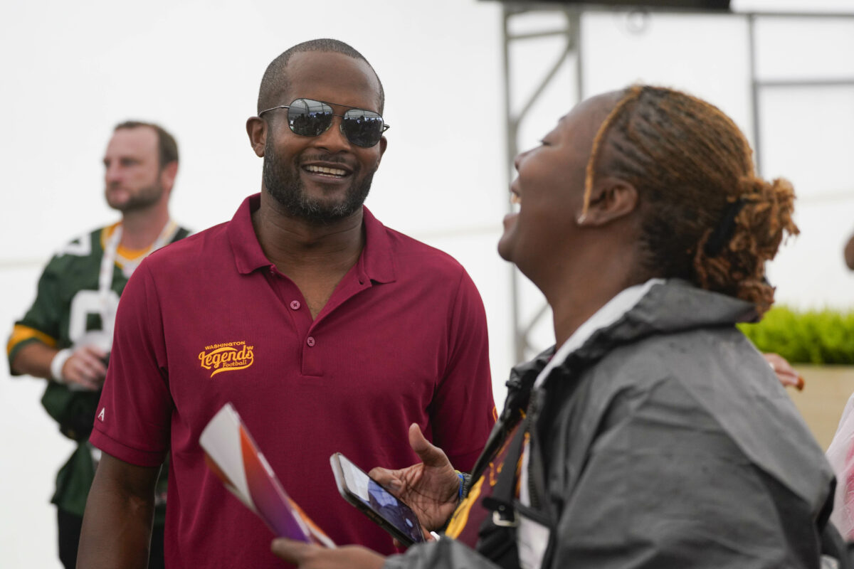 LOOK: Champ Bailey and Clinton Portis together ahead Commanders’ Week 1 game