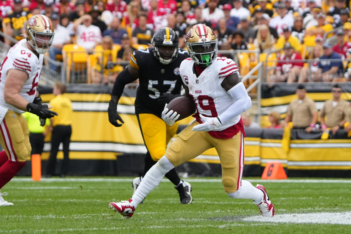 49ers plan at WR if Deebo Samuel, Jauan Jennings are out
