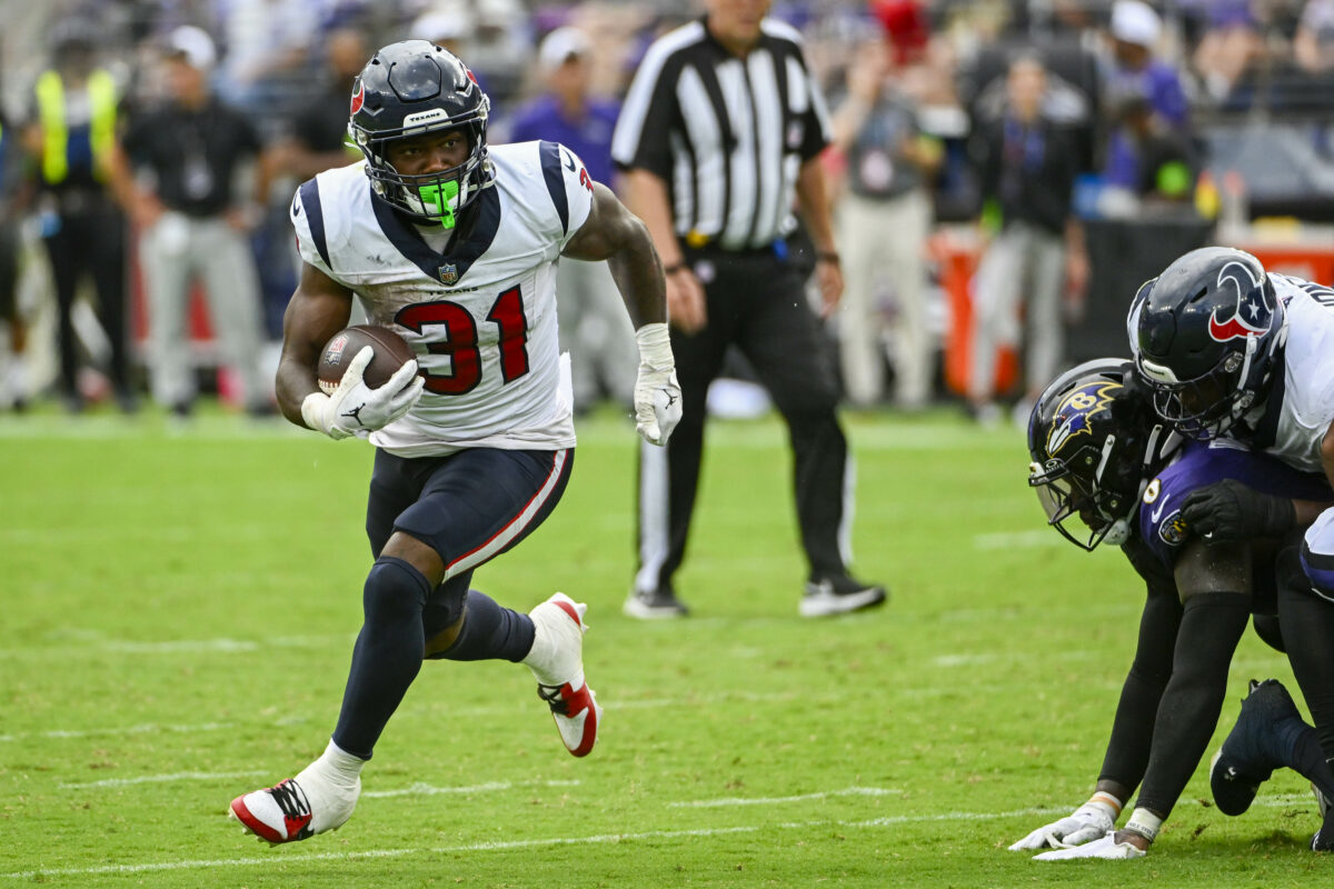 Texans commit to running the football more in Week 2