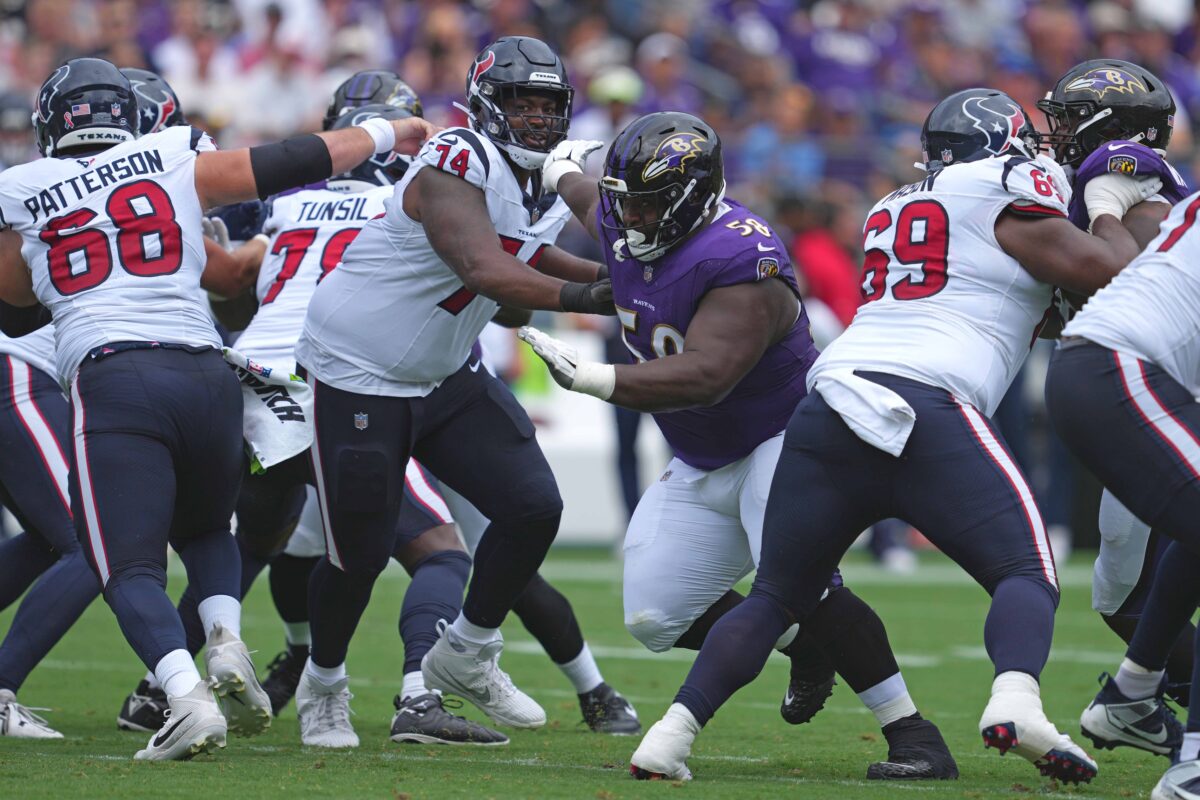 Report card: Ravens top Texans, 25-9 in Week 1
