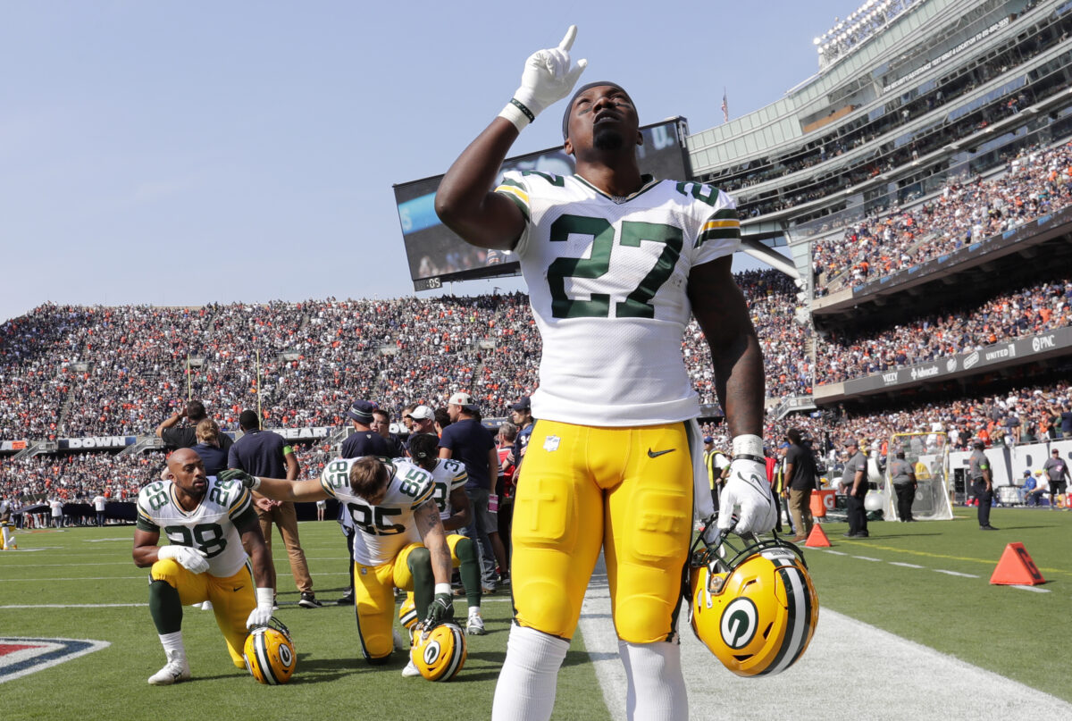 Packers elevate RB Patrick Taylor, DB Innis Gaines from practice squad for Week 2 vs. Falcons