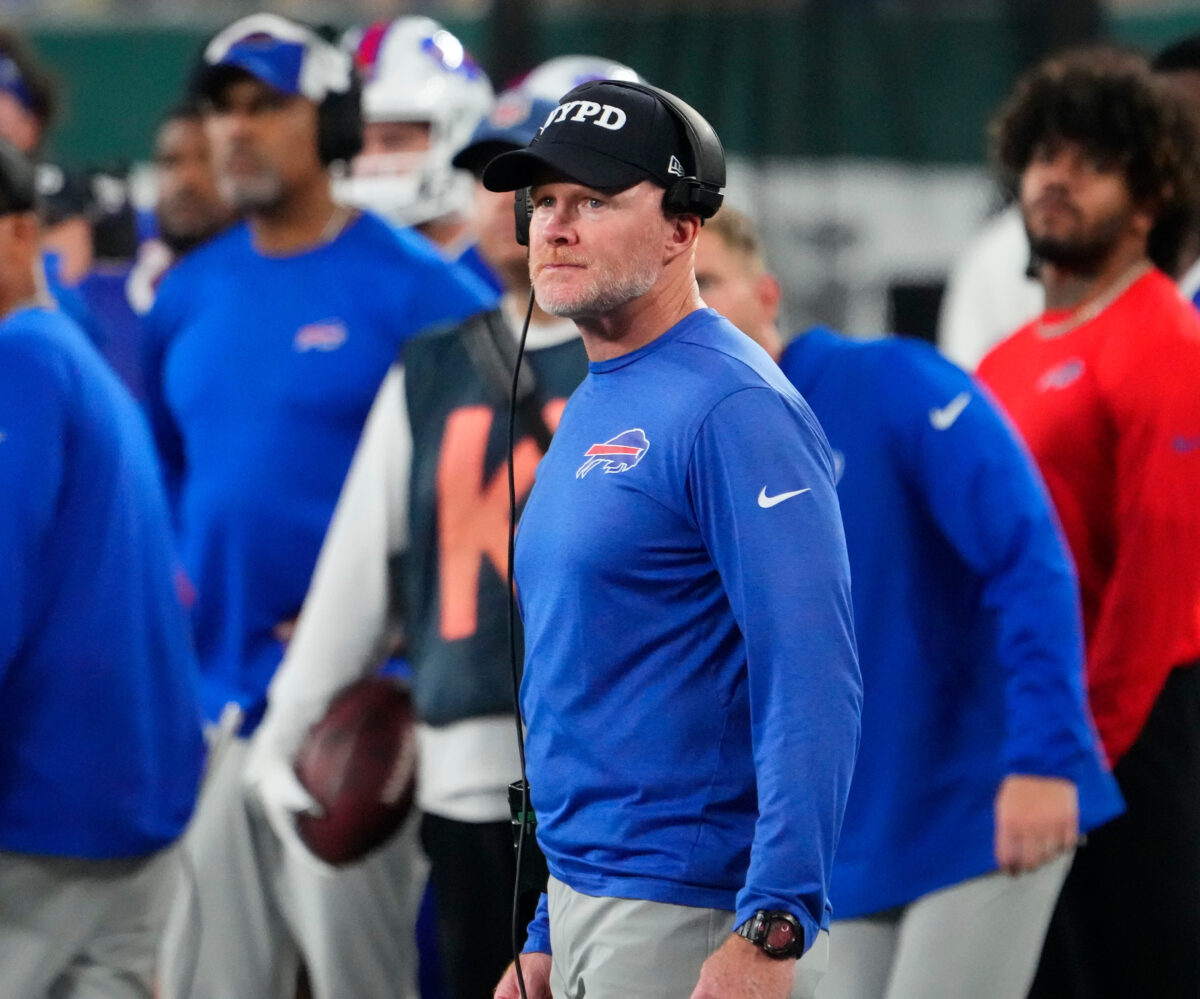 Bills’ Sean McDermott: ‘Hard to win in this league (when) you’re playing two opponents’
