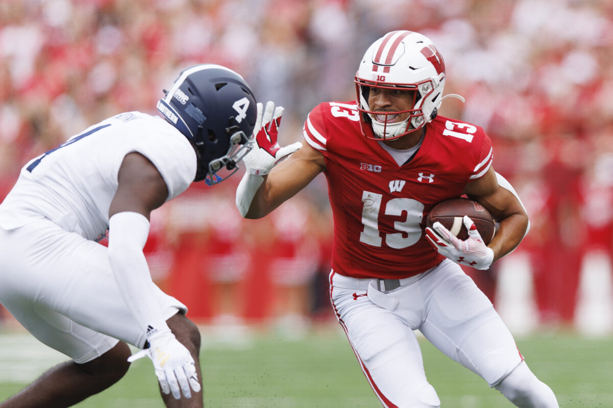 Badgers wide receiver in top 30 in the nation in YPC