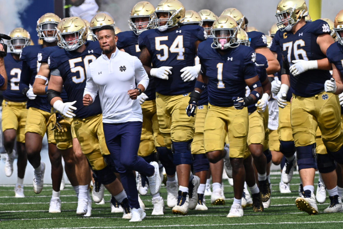 Notre Dame statistical leaders through four games