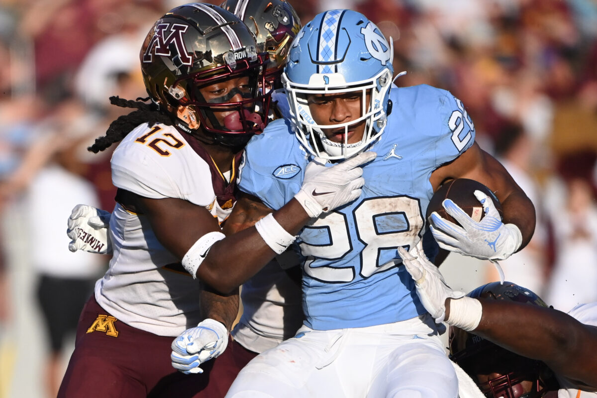 Hampton and Brooks give UNC one of country’s best rushing tandems