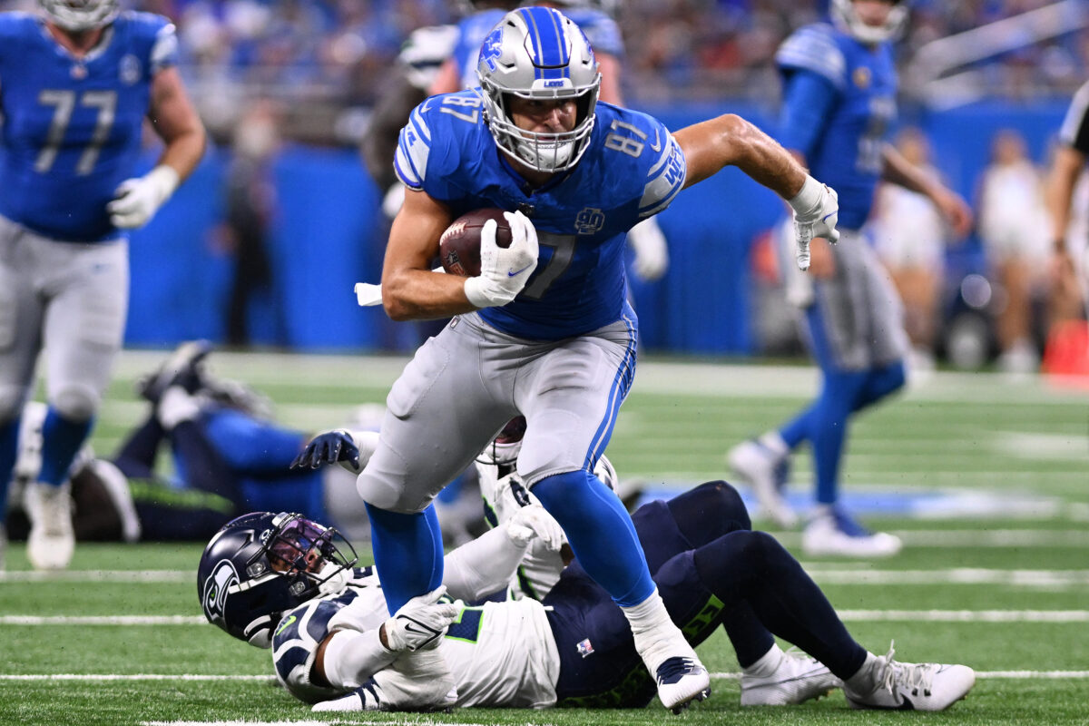 Lions’ Sam LaPorta sets the NFL record for instant production by a rookie tight end