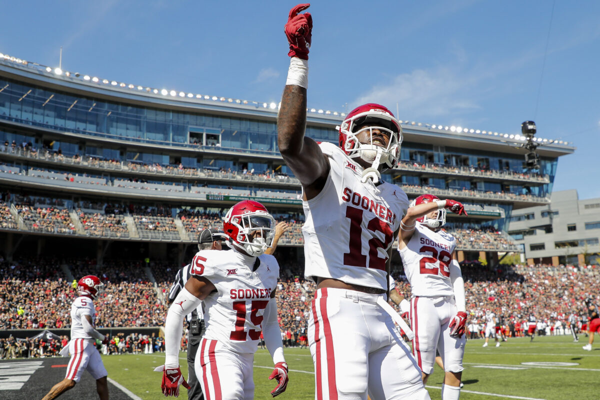 How does the ESPN matchup predictor view the remainder of Oklahoma’s 2023 schedule?