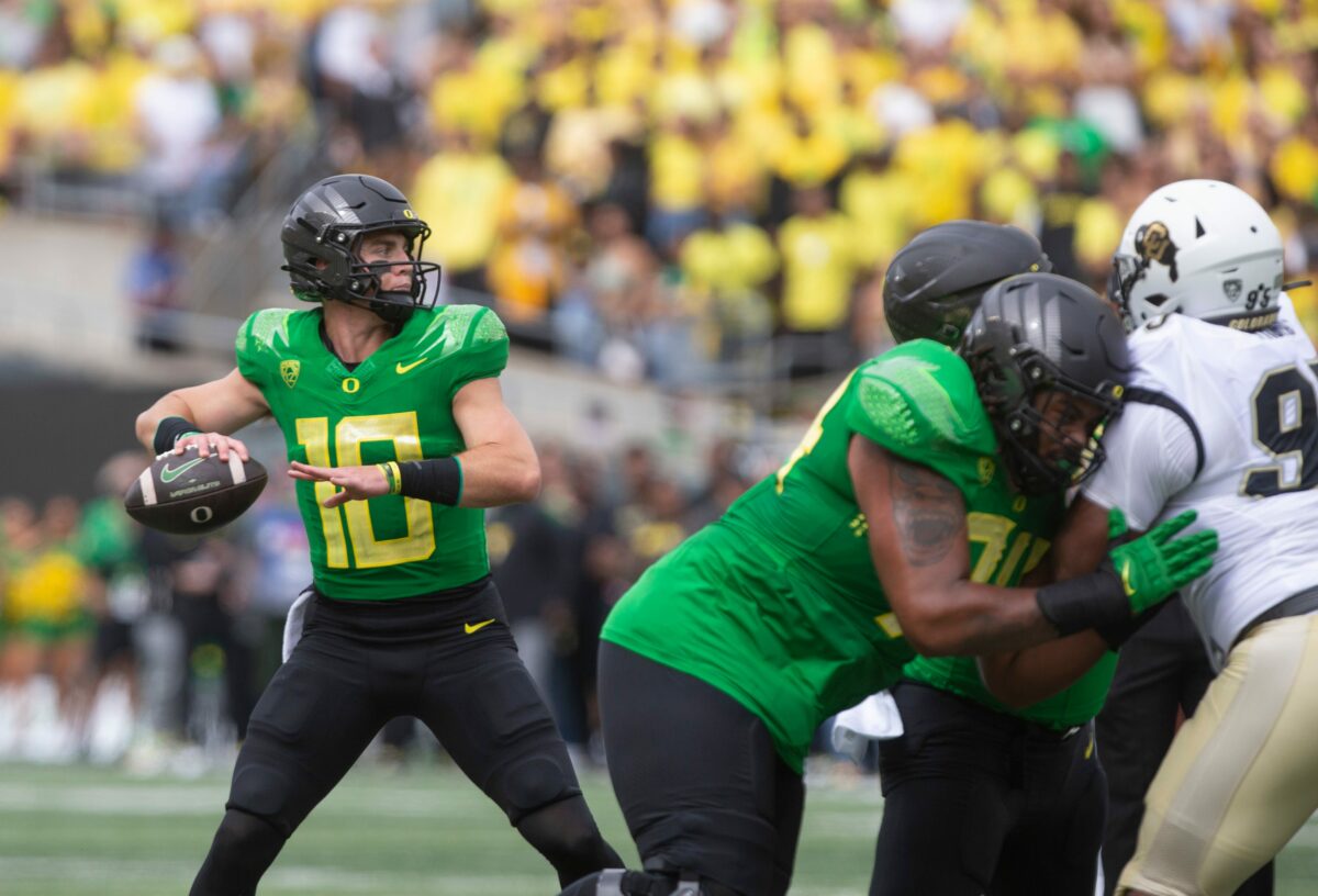 Fake punt leads to third Oregon touchdown against Colorado