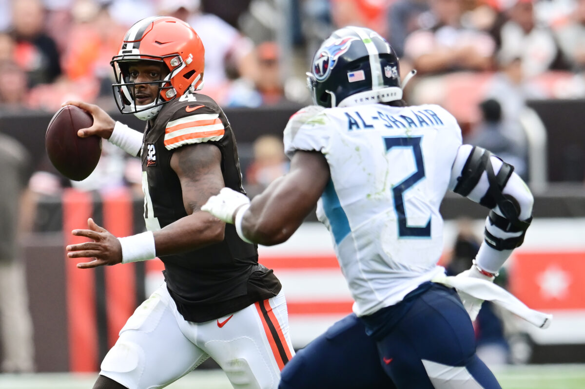 Podcast: Browns dominate the Titans behind an improved Deshaun Watson