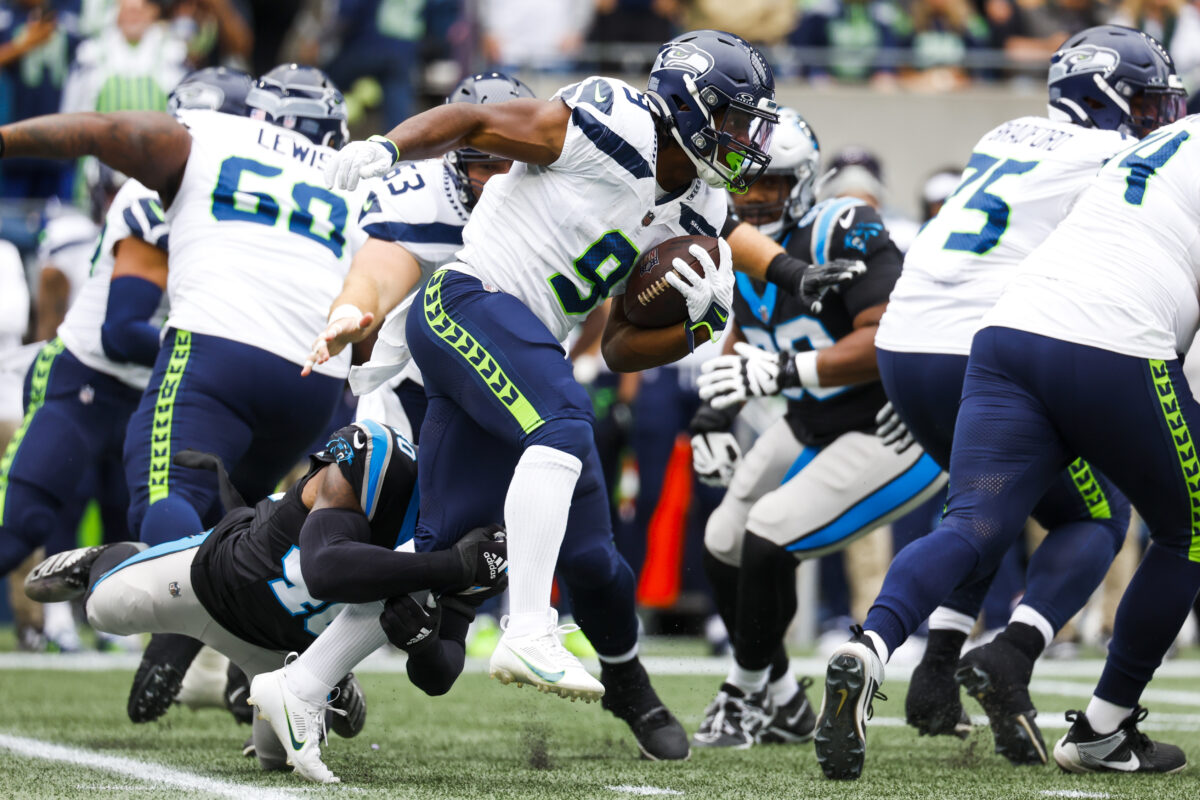 First half highlights: Seahawks trail Panthers 13-12