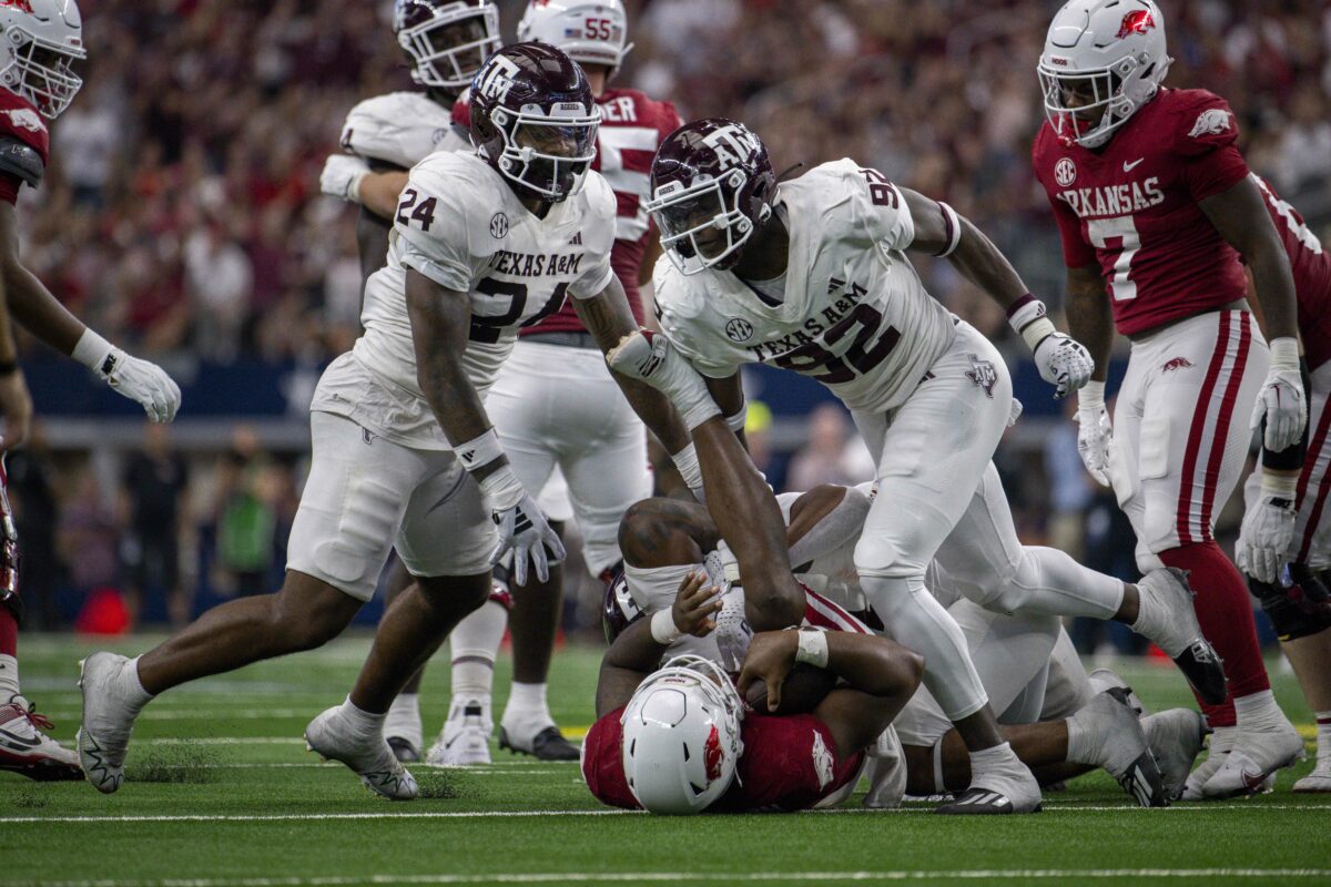 In back to back SEC games, Texas A&M’s surging defense has massacred the competition
