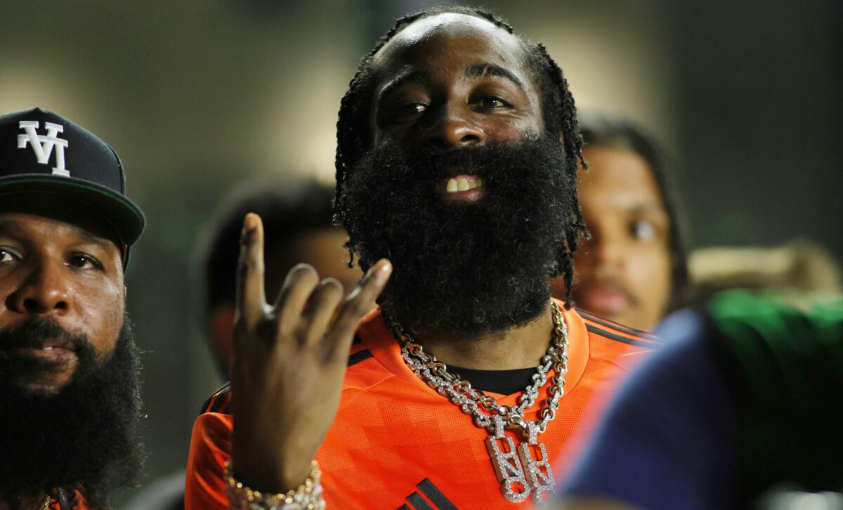 James Harden had himself a night at the Open Cup final