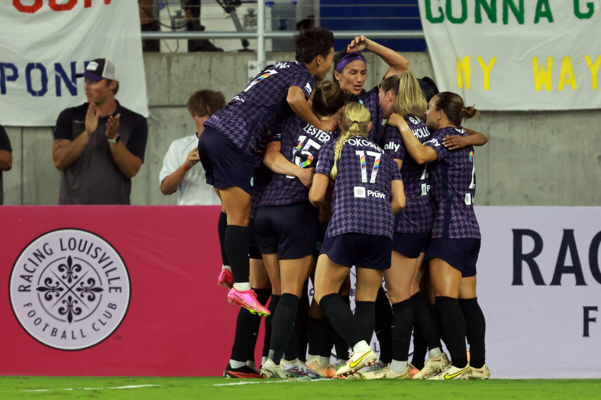NWSL Weekend Take-Off: Playoff race tension grows after Racing Louisville, Angel City both win