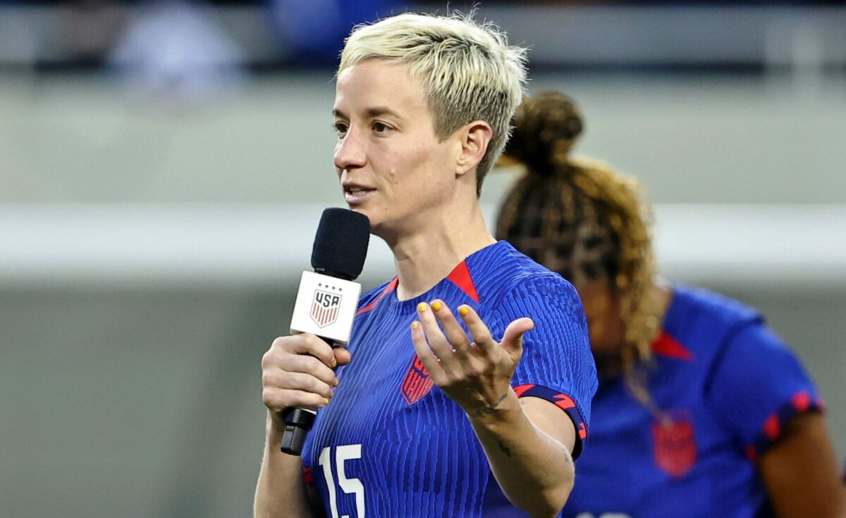 ‘Pull it together Lindsey!’ – Watch Rapinoe’s USWNT farewell speech