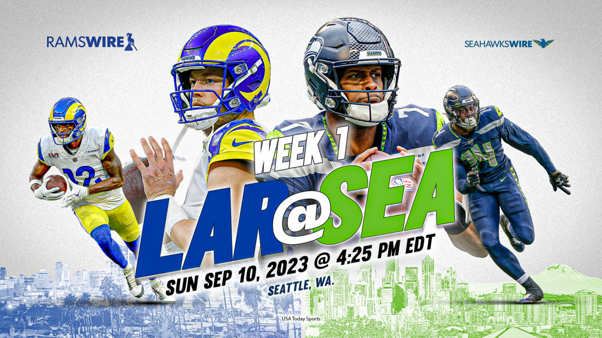 Game day info for Seahawks Week 1 matchup with Rams