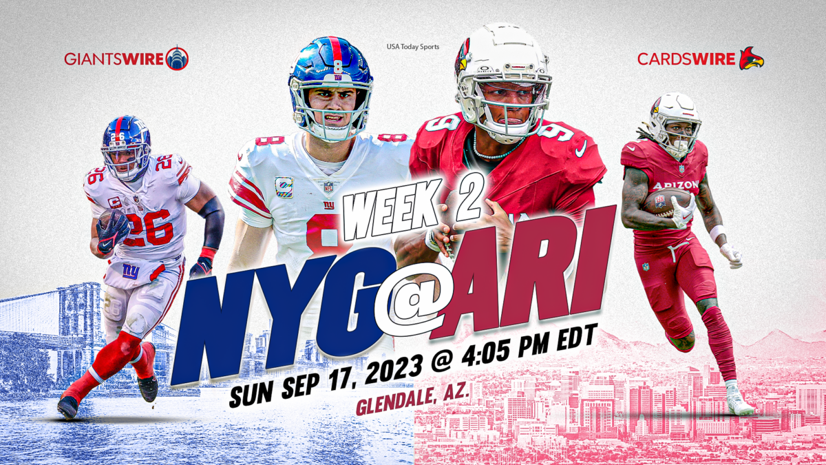 How watch, listen to, stream Giants at Cardinals in Week 2