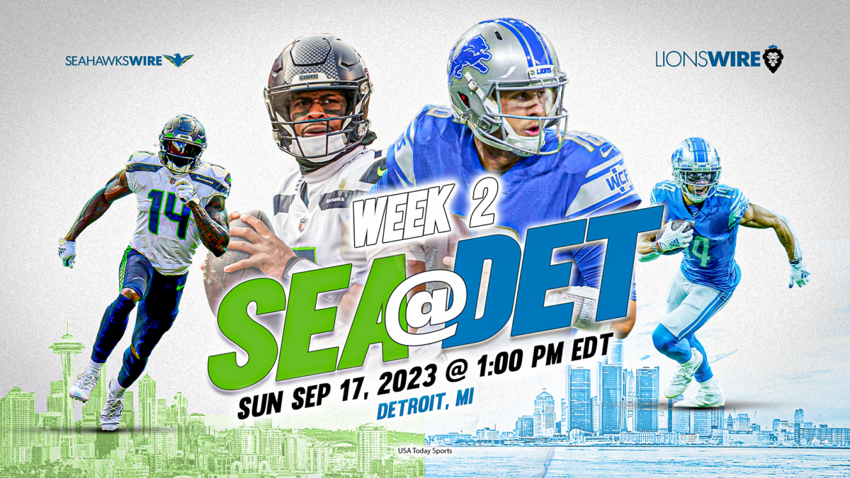 Game day info for Seahawks Week 2 matchup with Lions