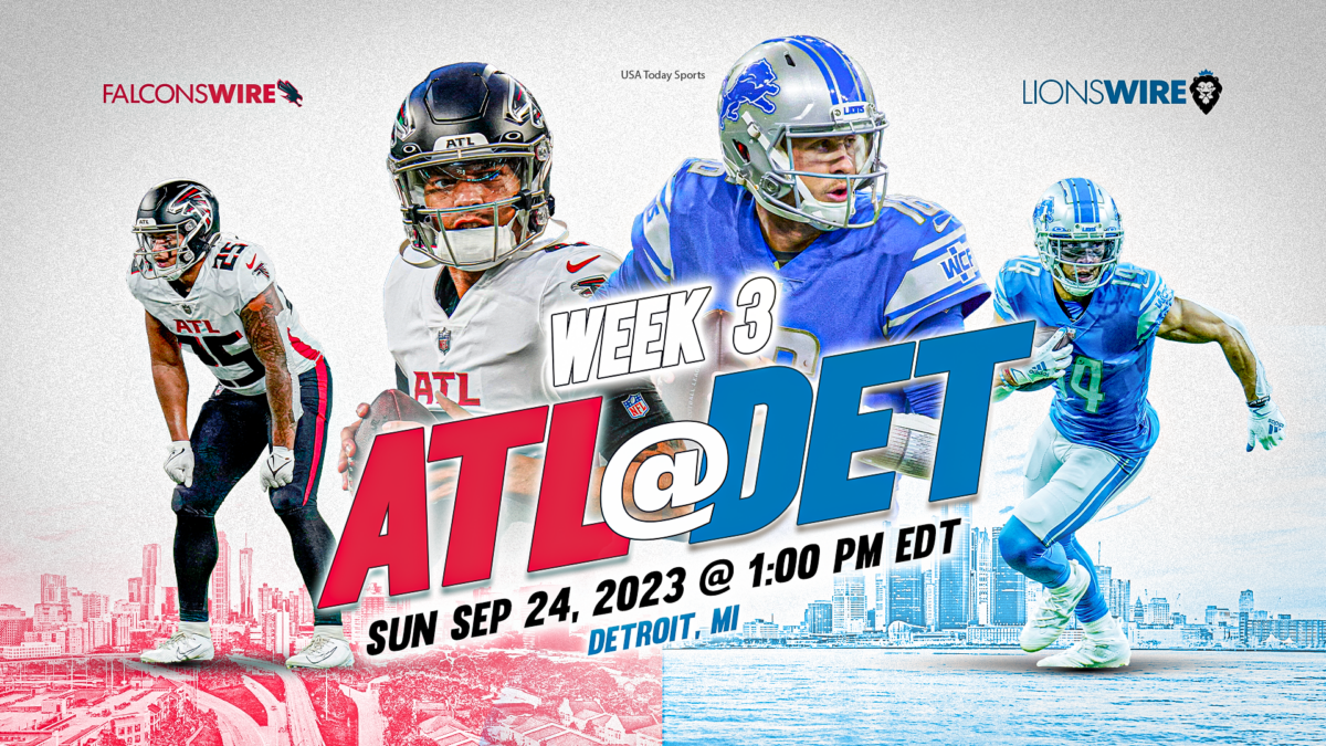 Lions vs. Falcons: How to watch, listen, stream the Week 3 matchup