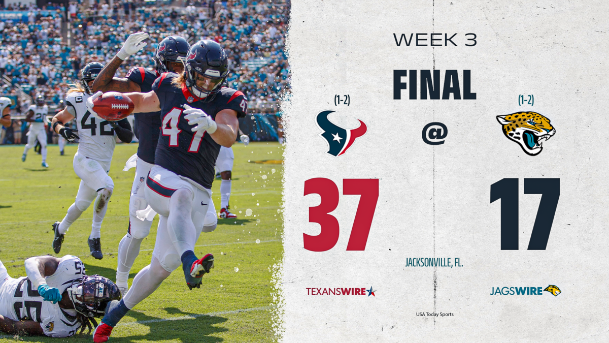 Texans vs. Jaguars live blog: 37-17 Houston, FINAL