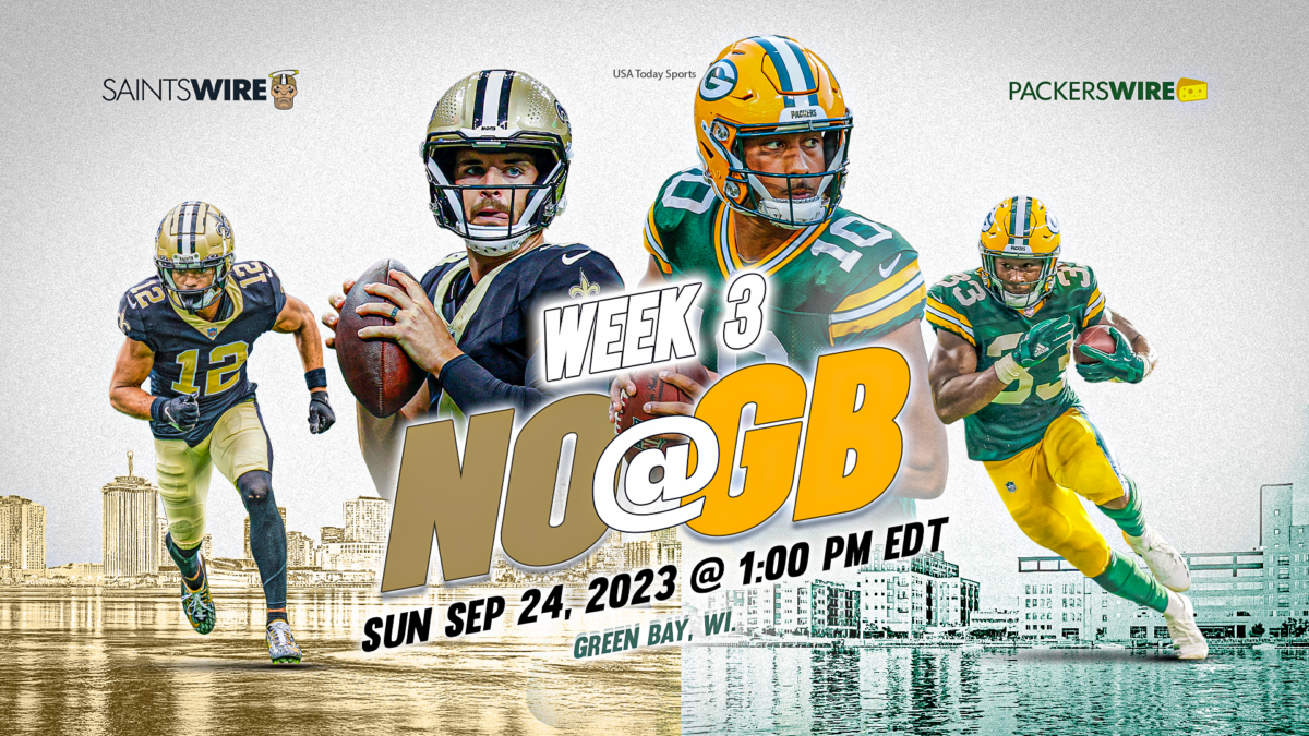 Live score updates and highlights from Packers vs. Saints in Week 3