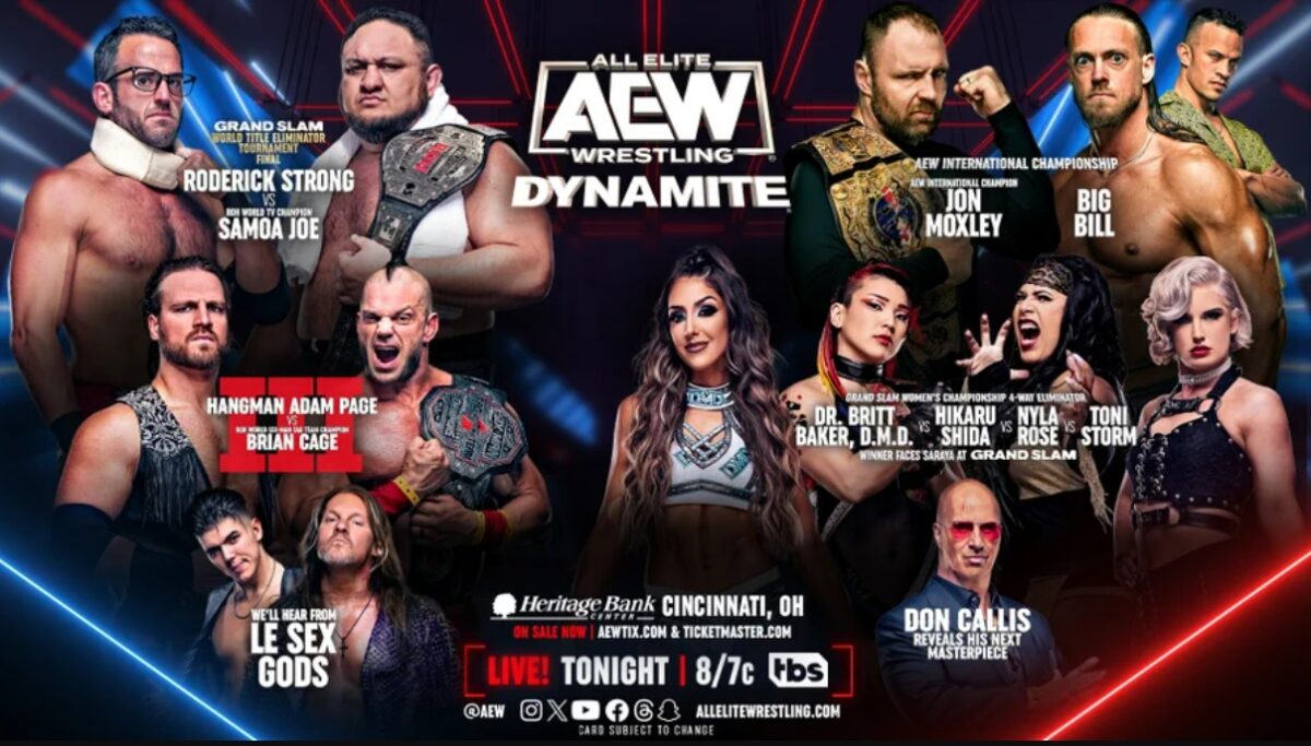 AEW Dynamite preview 09/13/23: Who will face MJF at Grand Slam?