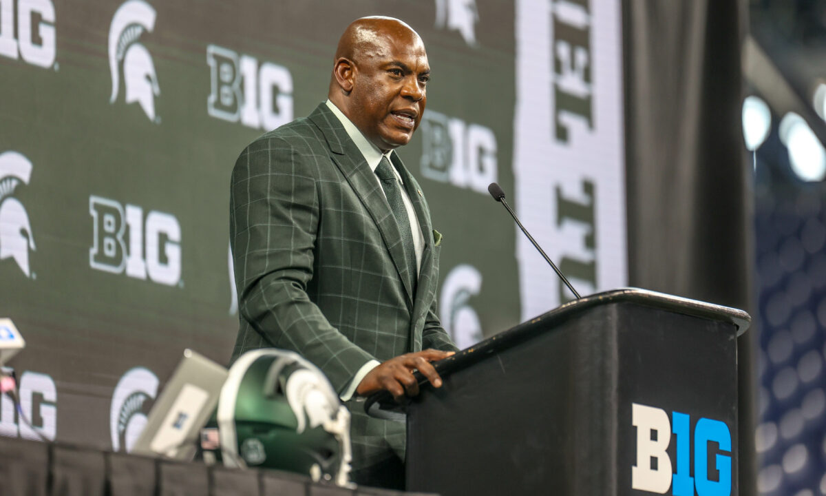 Michigan State head coach Mel Tucker suspended without pay