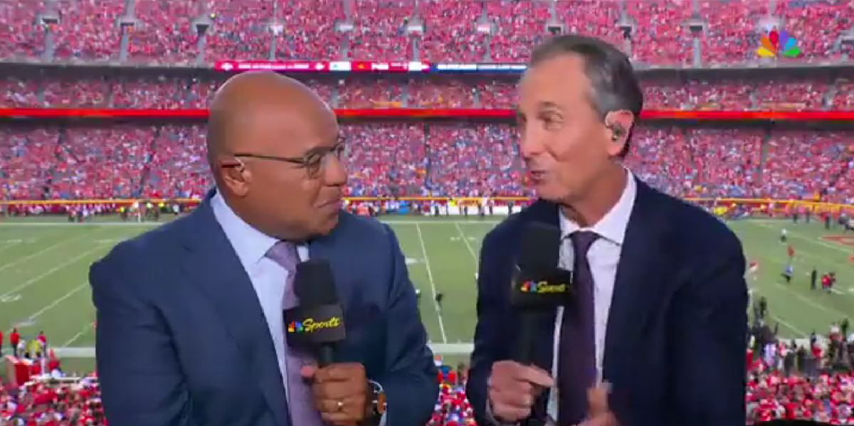 NFL fans roasted Cris Collinsworth for trying to argue that Patrick Mahomes is underrated