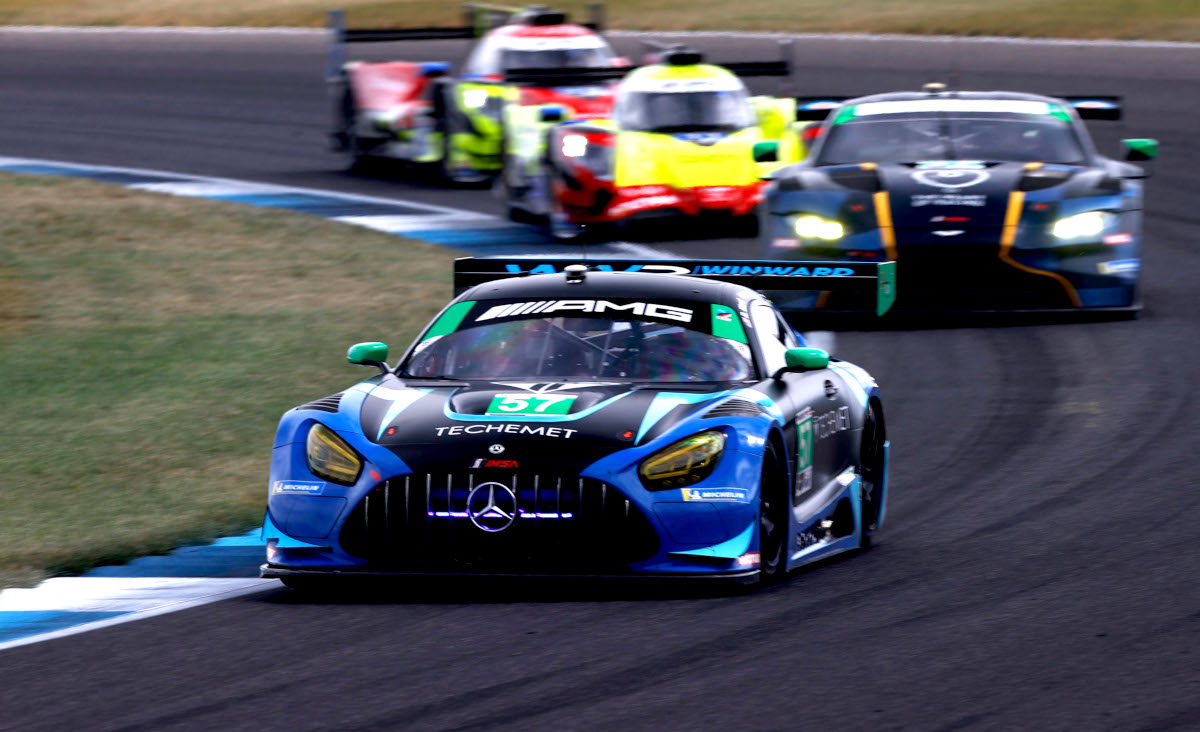 Winward Mercedes takes double GT victory at Indianapolis