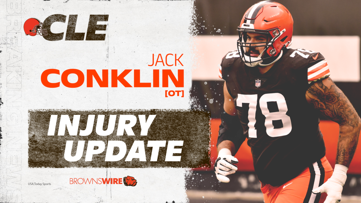 Browns Injury Update: OT Jack Conklin out for season with torn ACL and MCL