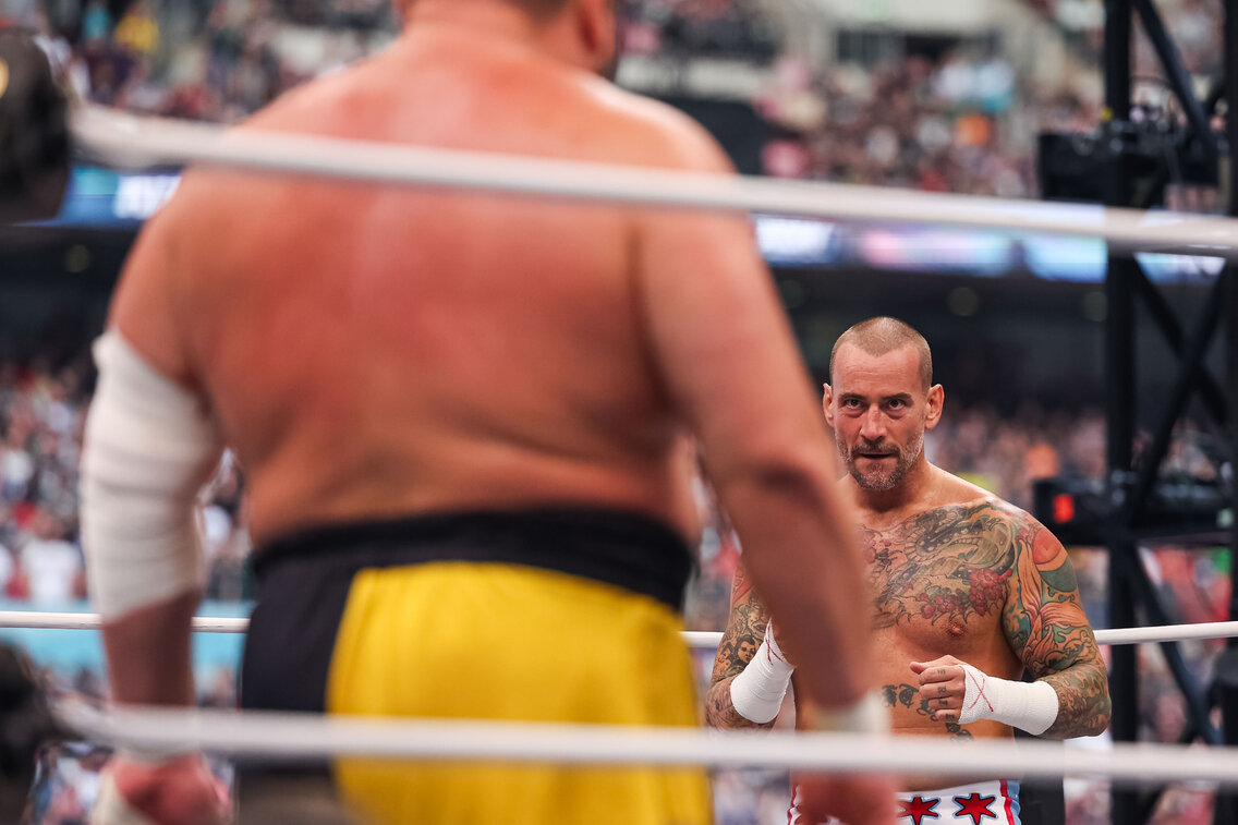 Here’s how close the AEW All In match order came to changing after CM Punk-Jack Perry incident
