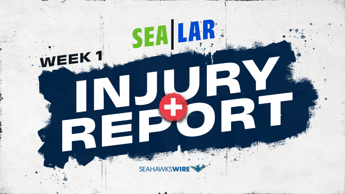 Seahawks Week 1 injury report: 2 players ruled out