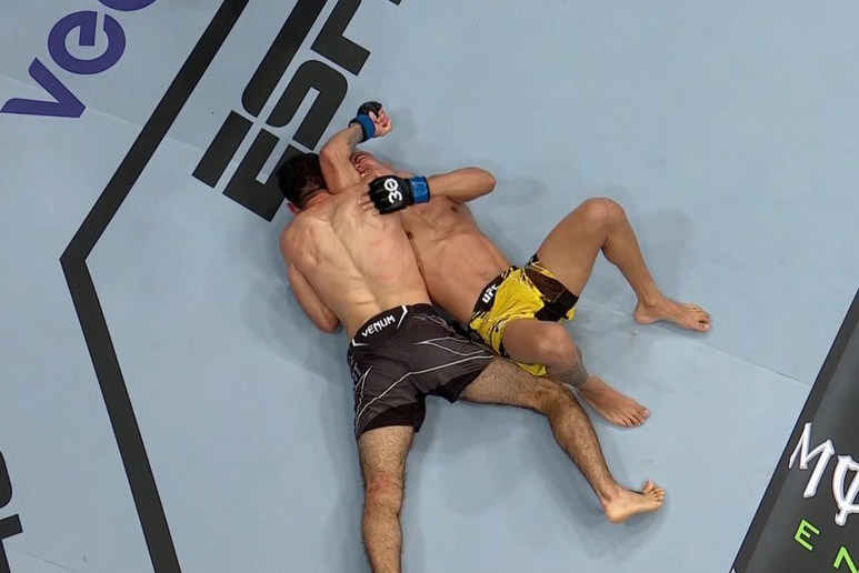 UFC Fight Night 226 video: Farid Basharat remains unbeaten, taps out Kleydson Rodrigues in first
