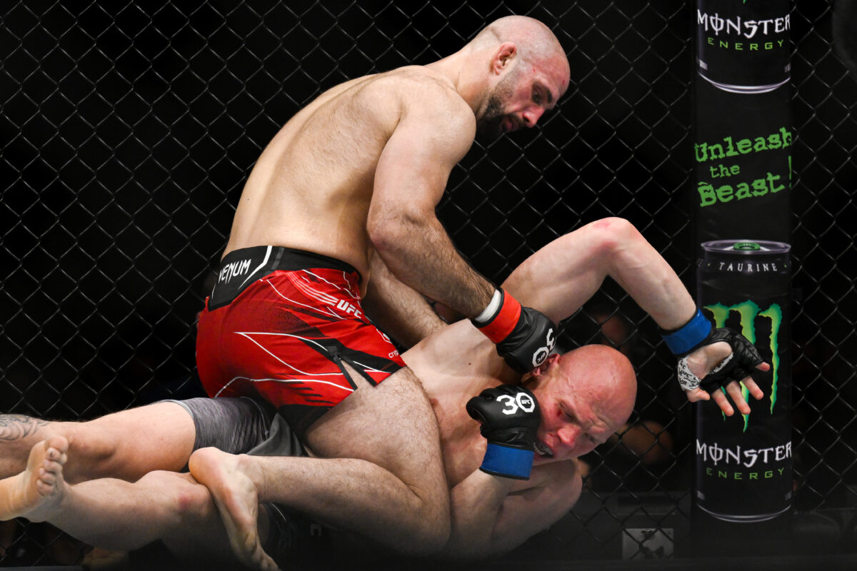 UFC Fight Night 226 winner Volkan Oezdemir pleased with progress after training with Khamzat Chimaev