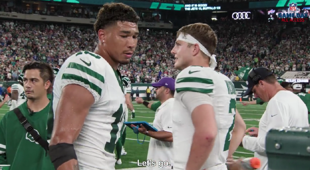 Mic’d-up video showed how Jets players constantly encouraged Zach Wilson after Aaron Rodgers’ injury