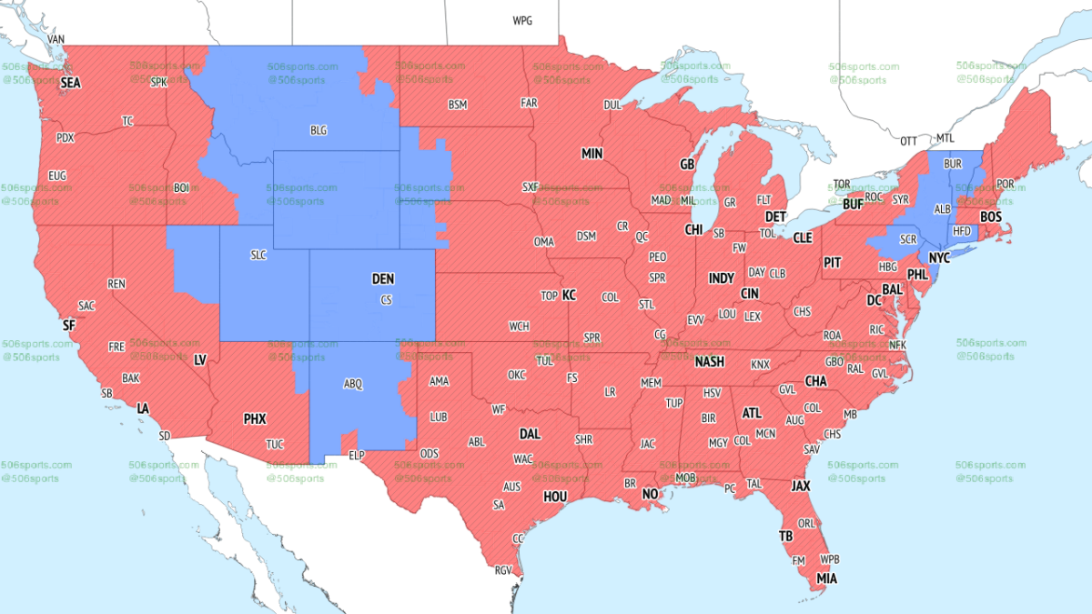 The broadcast map revealed for Vikings vs. Chiefs in Week 5