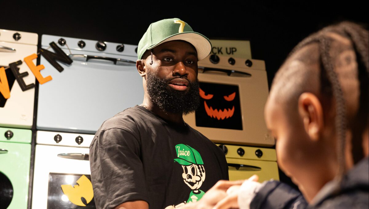 Jaylen Brown, 7uice Brand collaborate with Johnny Cupcakes to offer new merchandise for fans