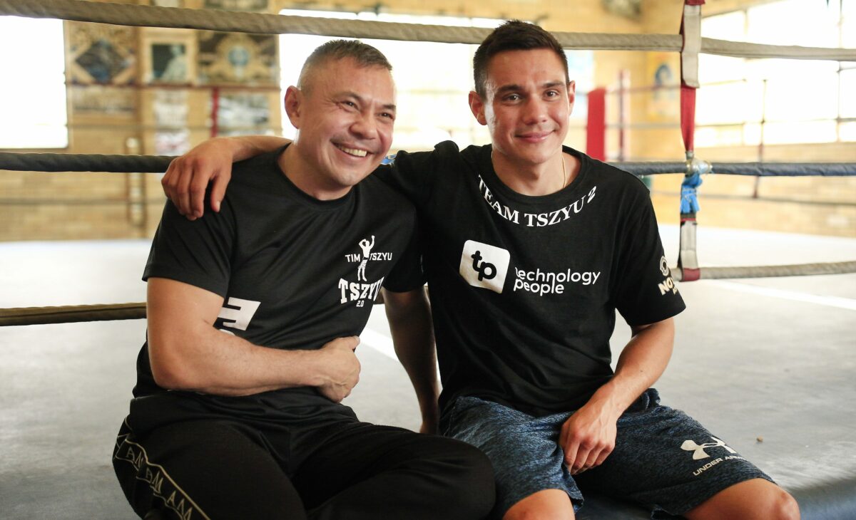 How do Tim and Kostya Tszyu compare at same point of careers?