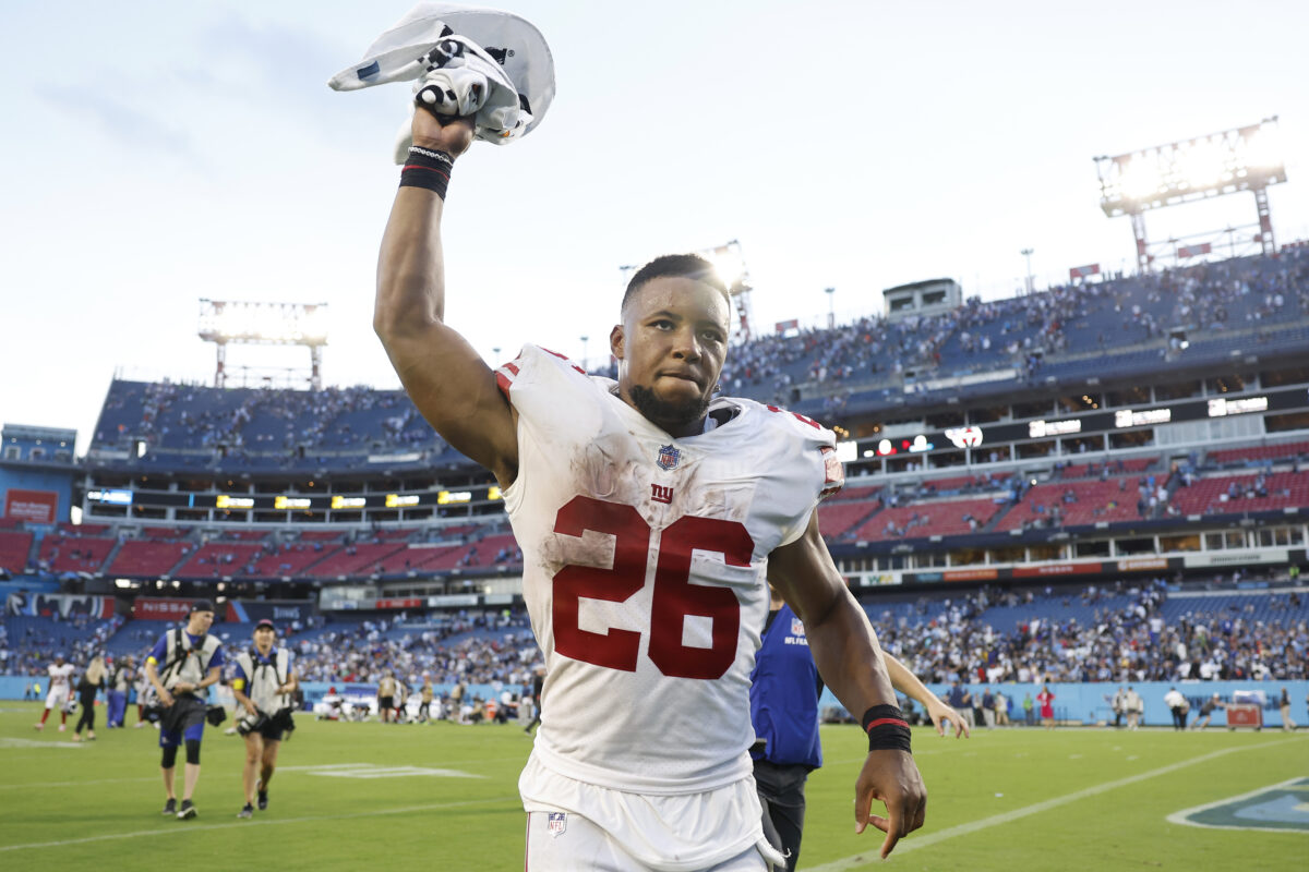 Giants receiving trade calls about RB Saquon Barkley