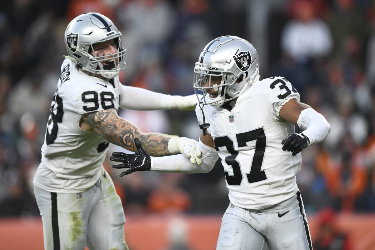 Raiders Week 7 snap counts vs Bears: CB Tyler Hall goes from spot starter to zero snaps